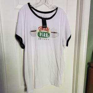 Torrid (3) Friends Ringer Tee - White